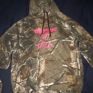 Buck Wild camo hoodie